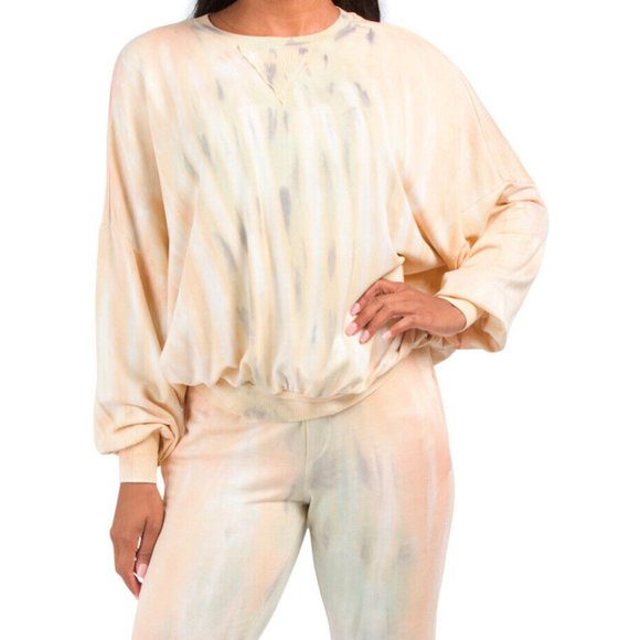 YOUNG FABULOUS BROKE Juliette Crew Top in Buttercup‎ Picnic Sz S - Picture 1 of 10